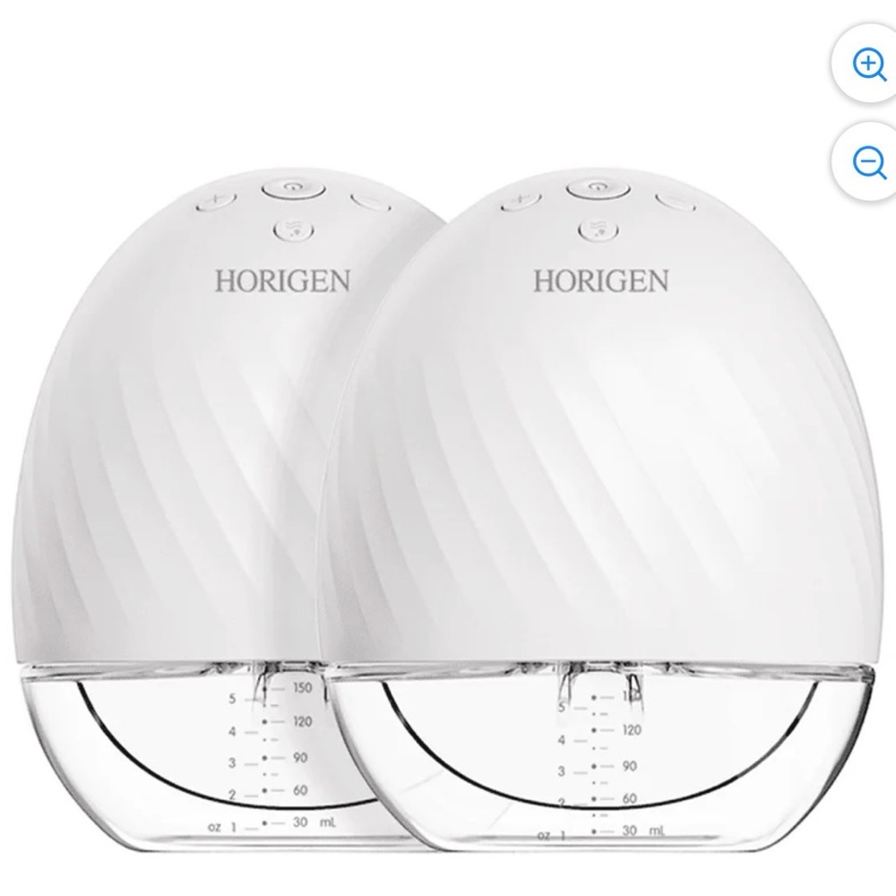 Horigen 2 Pk Wearable Breast Pump - XN/MD-2267A Plus - White